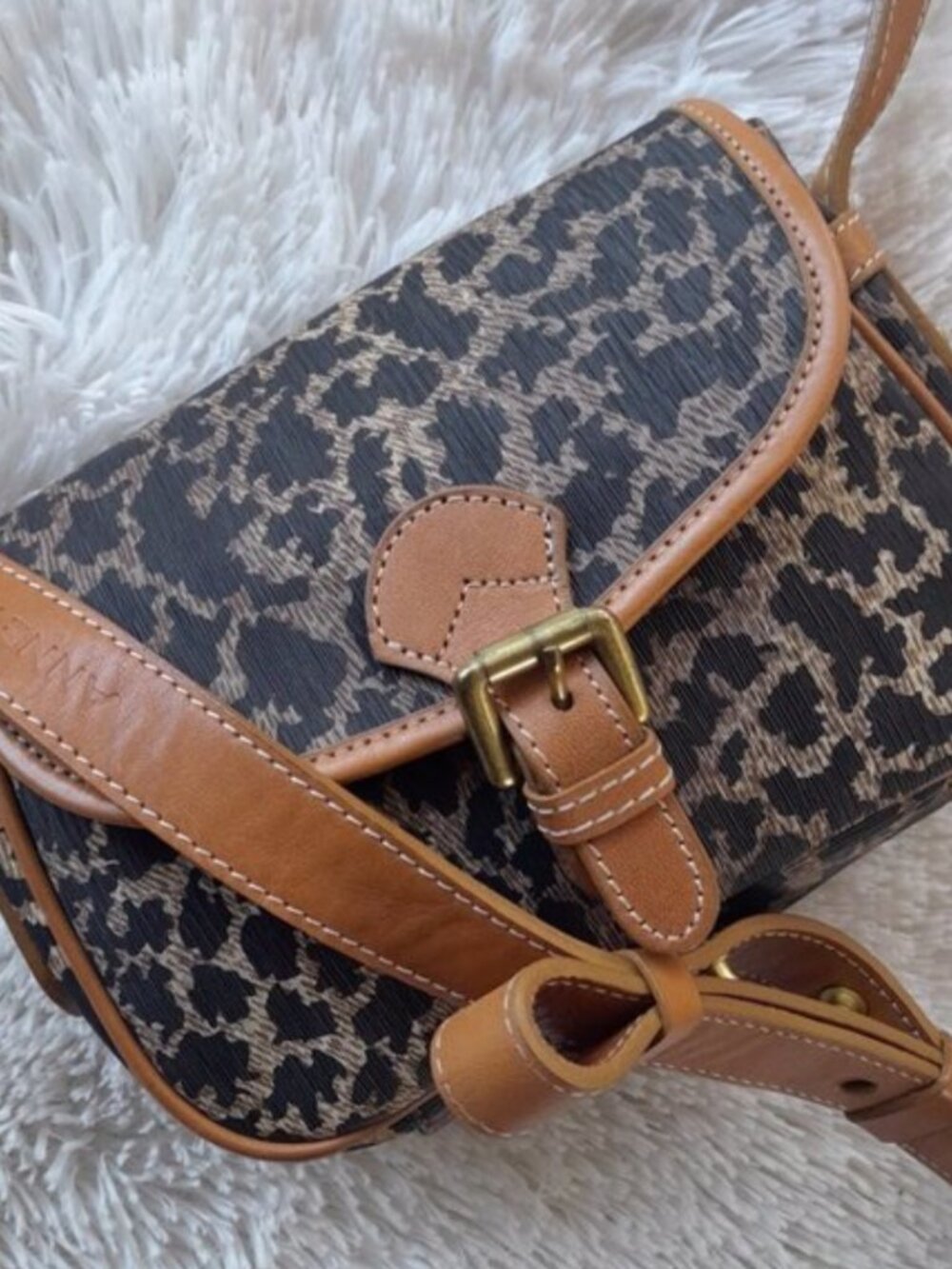 Anne Klein Leopard Bag